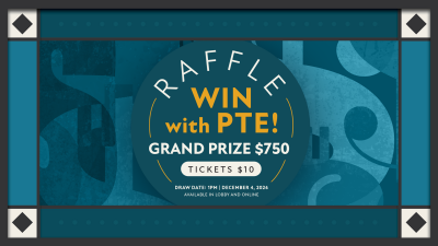 RAFFLE: WIN WITH PTE!